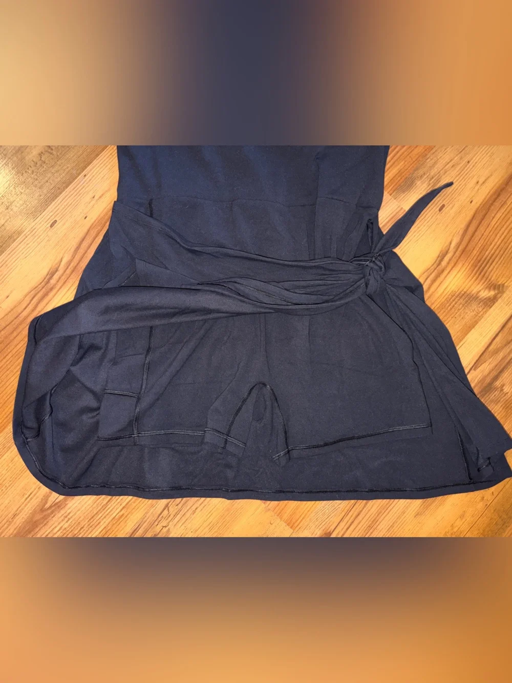 YPB Abercrombie Tie Game Romper Dress Black L NWT - Picture 8 of 15